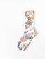 cheap Socks &amp; Tights-Men&#039;s 1 Pair Socks Warm Reactive Print Cotton EU40-EU46