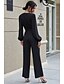 abordables Jumpsuits &amp; Rompers-Combinaison-pantalon Femme Couleur Pleine Noir S M L XL