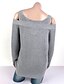 cheap Sweaters-Women&#039;s Solid Colored Pullover Long Sleeve Sweater Cardigans Strap Blue Purple Army Green