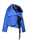 cheap Down&amp; Parkas-Women&#039;s Jacket Solid Colored Fall &amp; Winter Regular Coat Daily Jacket Blue