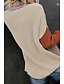 abordables Sweaters &amp; Cardigans-Mujer Estilo Libre De Punto Un Color Pull-over Manga Larga Cárdigans suéter Cuello Alto Otoño Invierno Negro Naranja Gris