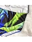 baratos Tamanhos Grandes Roupa de Banho-Mulheres Uma pedaço roupa de banho Floral Geométrica Azul Vermelho Roupa de Banho Nadador Fatos de banho Sensual / Com Bojo