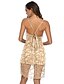 cheap Party Dresses-Women&#039;s A Line Dress Short Mini Dress Black Wine Gold Silver Sleeveless Solid Color Backless Sequins Summer V Neck Hot Sexy 2021 S M L XL XXL