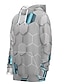 billige Hoodies-Herre Genser med hette for genser Grafisk Abstrakt Rustning Daglig 3D-utskrift Grunnleggende Gensere Gensere Grå