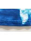 abordables T-shirts-Chemisier Chemise Femme du quotidien Manches Courtes Abstrait Col Rond Imprimer basique Bleu Hauts Ajustable