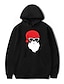 cheap Christmas Tops-Men&#039;s Pullover Hoodie Sweatshirt Graphic Oversized Daily Casual Hoodies Sweatshirts  White Black Blue