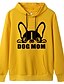 cheap Hoodies &amp; Sweatshirts-Women&#039;s Hoodie Pullover Graphic Daily Weekend Basic Casual Hoodies Sweatshirts  Blue Yellow Blushing Pink