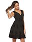 cheap Party Dresses-Women&#039;s A Line Dress Knee Length Dress Black Gold Sleeveless Print Sequins Layered Print Summer V Neck Hot Sexy 2021 S M L XL XXL