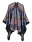 cheap Coats &amp; Trench Coats-Women&#039;s Striped Jacquard Basic Spring Cloak / Capes Regular Daily Acrylic Coat Tops Blushing Pink