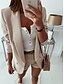 cheap Jackets-Women&#039;s Blazer Basic Daily Coat Regular White Black Wine Fall &amp; Winter Rolled collar Regular Fit S M L XL XXL 3XL