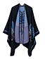 cheap Coats &amp; Trench Coats-Women&#039;s Plants Jacquard Basic Spring Cloak / Capes Regular Daily Acrylic Coat Tops Black