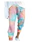 cheap Pants-Women&#039;s Basic Print Jogger Full Length Pants Micro-elastic Daily Tie Dye High Waist Comfort Loose Blue Blushing Pink Rainbow Orange S M L XL XXL