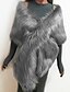 cheap Furs &amp; Leathers-Women&#039;s Faux Fur Coat Solid Colored Fashion Elegant &amp; Luxurious Fall Winter Outerwear Regular Coat Party Sleeveless Jacket Blushing Pink / Going out