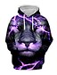 cheap Hoodies-Men&#039;s Pullover Hoodie Sweatshirt Graphic Daily Weekend Party Casual Hoodies Sweatshirts  Purple