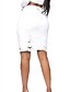cheap Bottoms-Women&#039;s Daily Wear Sexy Skirts Solid Colored Cut Out White Black