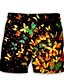 cheap Pants-Men&#039;s Basic Streetwear Breathable Outdoor Sports Daily Holiday Sweatpants Shorts Pants Pattern 3D Short Drawstring Print