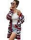 cheap Christmas Sweater-Women&#039;s Christmas Animal Cardigan Long Sleeve Sweater Cardigans Open Front Fall Spring Blue Wine Green