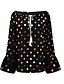 cheap Tops &amp; Blouses-Women&#039;s Blouse Peasant Blouse Shirt Polka Dot V Neck Drawstring Basic Casual Tops Oversized Black / Loose