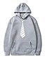 cheap Hoodies &amp; Sweatshirts-Men&#039;s Pullover Hoodie Sweatshirt Graphic Monograms Daily Casual Hoodies Sweatshirts  White Black Gray