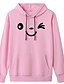 cheap Hoodies &amp; Sweatshirts-Women&#039;s Pullover Hoodie Sweatshirt Graphic Daily Weekend Basic Casual Hoodies Sweatshirts  Blue Yellow Blushing Pink