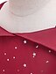 abordables Robes pour Filles-Robe Fille Enfants Petit Galaxie Noeud Soirée Anniversaire Utilisation Blanche Dorée Rouge Mi-long Polyester Sans Manches Elégant Le style mignon Doux Robes