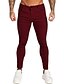 cheap Pants-Men&#039;s Chino Chinos Full Length Pants Business Formal Solid Colored Mid Waist Wine Light gray Navy Blue Yellow S M L XL / Fall / Summer
