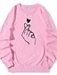 cheap Hoodies &amp; Sweatshirts-Women&#039;s Hoodie Sweatshirt Graphic Daily Casual Hoodies Sweatshirts  Blue Yellow Blushing Pink