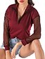 cheap Hoodies &amp; Sweatshirts-Women&#039;s Sweatshirt Solid Colored Daily Basic Streetwear Hoodies Sweatshirts  Cotton Wine