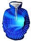 cheap Hoodies-Men&#039;s 3D Print Optical Illusion Hoodie Sweatshirt