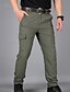 abordables Pantalones de hombre-Hombre Pantalones tipo cargo Pantalones Deporte Color sólido Negro Gris Color Caquí Verde Ejército S M L XL XXL