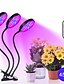 billige LED Økende Lamper-vokse lys led plante voksende lys 45w usb dimming led vokse lys led plantelamper fullspektrum phyto lamp timer for innendørs grønnsak blomster frøplante
