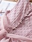 preiswerte Kleider für Mädchen-Kinder Baby Wenig Mädchen Kleid Schmetterling Solide Blume Geburtstag Gerüscht Spitze Weiß Rosa Midi Ärmellos Aktiv nette Art Kleider Normale Passform