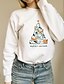 preiswerte Kapuzenpullis &amp; Sweatshirts-Damen Pullover Sweatshirt Grafik Text Buchstabe Alltag Wochenende Grundlegend Freizeit Kapuzenpullover Sweatshirts Baumwolle Schlank überdimensional Gelb Rosa Wein