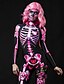 cheap HALLOWEEN-Women&#039;s Punk &amp; Gothic Blushing Pink Jumpsuit Floral Abstract Print