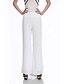 cheap Pants-Women&#039;s Basic Layered See Through Classic Culottes Wide Leg Swing Slacks Full Length Pants Inelastic Office / Career Daily Chiffon Solid Colored High Waist Comfort Loose White Black S M L XL XXL