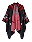 cheap Coats &amp; Trench Coats-Women&#039;s Geometric Jacquard Basic Spring Cloak / Capes Regular Daily Acrylic Coat Tops Black