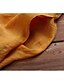 abordables Vestidos Casuales-Mujer Vestido largo maxi Vestido de Columpio Verde Trébol Morado Amarillo Rosa Naranja Manga Corta Multi capa Retazos Botón Floral Escote Redondo Primavera Verano Elegante Casual 2022 Corte Ancho M L