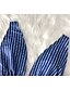 cheap Plus Size Swimwear-Women&#039;s Swimwear One Piece Swimsuit Front Tie Royal Blue Plus Size Swimwear Padded Bathing Suits / Padded Bras