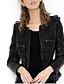 cheap Furs &amp; Leathers-Women&#039;s Solid Colored Tassel Fringe Punk &amp; Gothic Spring &amp;  Fall Faux Leather Jacket Regular Party Long Sleeve PU Coat Tops Black