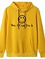 cheap Hoodies &amp; Sweatshirts-Women&#039;s Hoodie Pullover Slogan Daily Weekend Basic Casual Hoodies Sweatshirts  Blue Yellow Blushing Pink