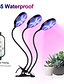 baratos Luz LED Ambiente-crescer luz led planta crescente luz 45w usb escurecimento led crescer luz lâmpadas led planta de espectro completo temporizador de lâmpada fito para mudas de flores vegetais de interior