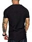 economico Tank Tops-Per uomo maglietta Tinta unica Rotonda Abbigliamento per il tempo libero Manica corta Top Muscolo Verde Bianco Nero