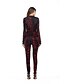 preiswerte HALLOWEEN-Damen Rote Overall Geometrisch