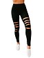 cheap Bottoms-Women&#039;s Basic Quick Dry Daily Capri shorts Pants Solid Colored Leopard Ankle-Length Hole Black Brown