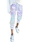 abordables Bottoms-Femme basique Séchage rapide Quotidien Pantalon cargo Pantalon Camouflage Cheville Imprimé Bleu Rouge Rose Claire Orange
