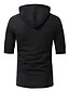 cheap Tank Tops-Men&#039;s T shirt Color Block Short Sleeve Daily Tops Black Gray