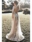cheap Party Dresses-Women&#039;s A Line Dress Maxi long Dress White Long Sleeve Solid Color Backless Lace Patchwork Fall Round Neck Sexy 2021 M L XL