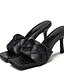 preiswerte Sandals-Damen Sandalen Täglich Einfarbig Stöckelabsatz Quadratischer Zeh Brautkleider schlicht PVC Halbschuhe Schwarz Weiß