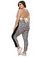 cheap Bottoms-Women&#039;s Basic Breathable Plus Size Daily Chinos Pants Leopard Full Length High Waist White
