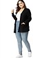 cheap Plus Size Sweaters-Women&#039;s Basic Knitted Solid Color Plain Cardigan Long Sleeve Plus Size Loose Sweater Cardigans V Neck Fall Winter Black